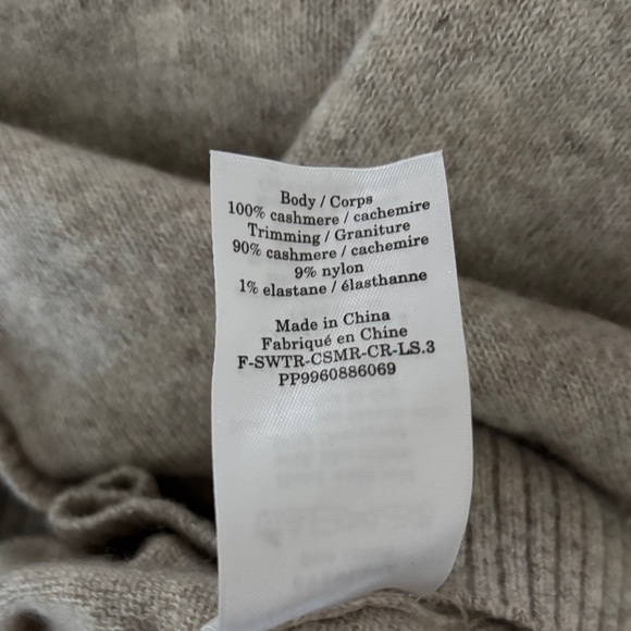 Everlane Heather Gray Cashmere Pullover - Picture 4 of 4